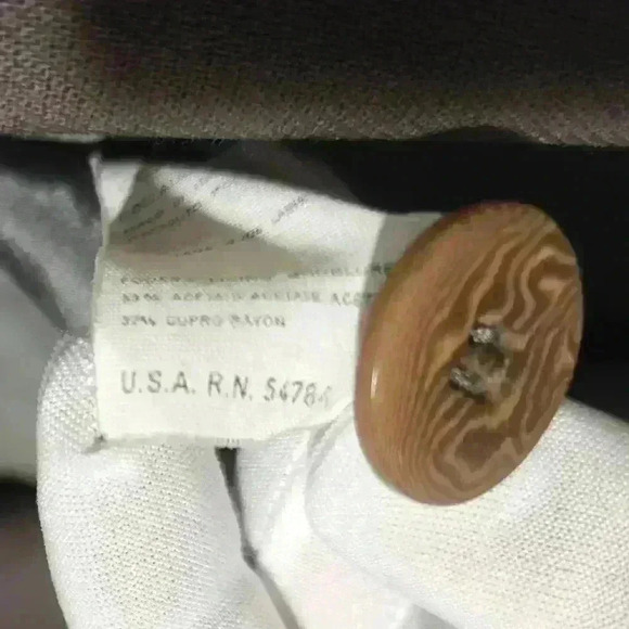 Giorgio Armani Le Collezioni Vintage Blazer Size 4 Mint Condition Lana Wool - Picture 8 of 9